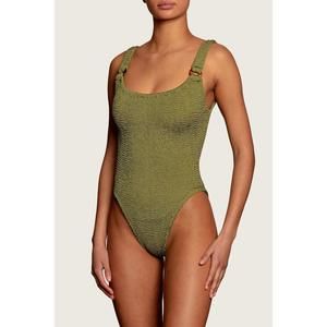 NEW HUNZA G domino swim in olive